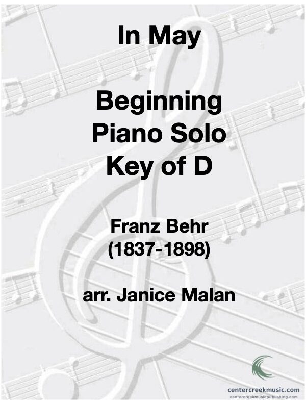 In May Beg Piano solo Key of D pdf