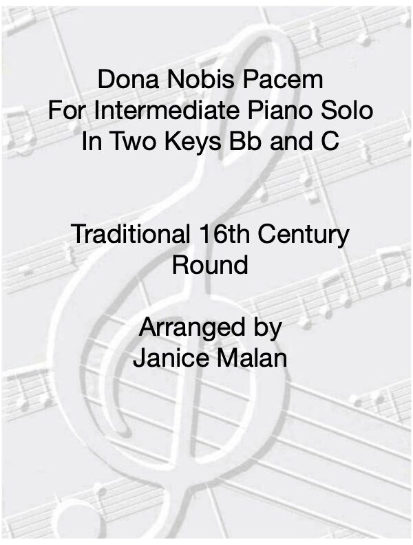 dona nobis for intm. piano