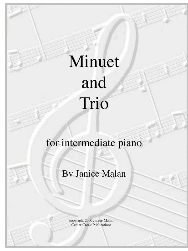 minuet and trio for piano-1