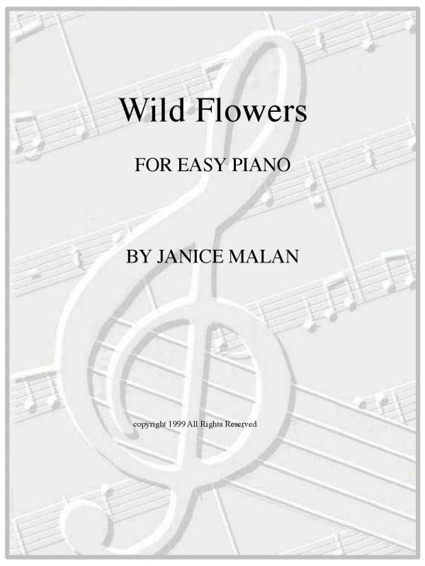 wild flowers for easy piano-1