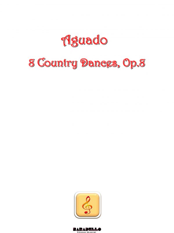 Aguado - 8 Country Dances, Op.8 copertina